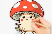 Coloring Book: Mushroom